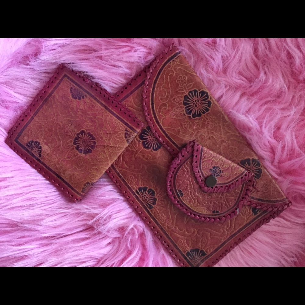 Handbag Clutch w/ coin purse and wallet set